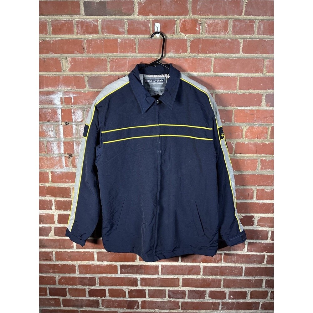 Vintage Y2K Quiksilver International Supply Jacket Surf Skate 2000s Zip Men’s XL